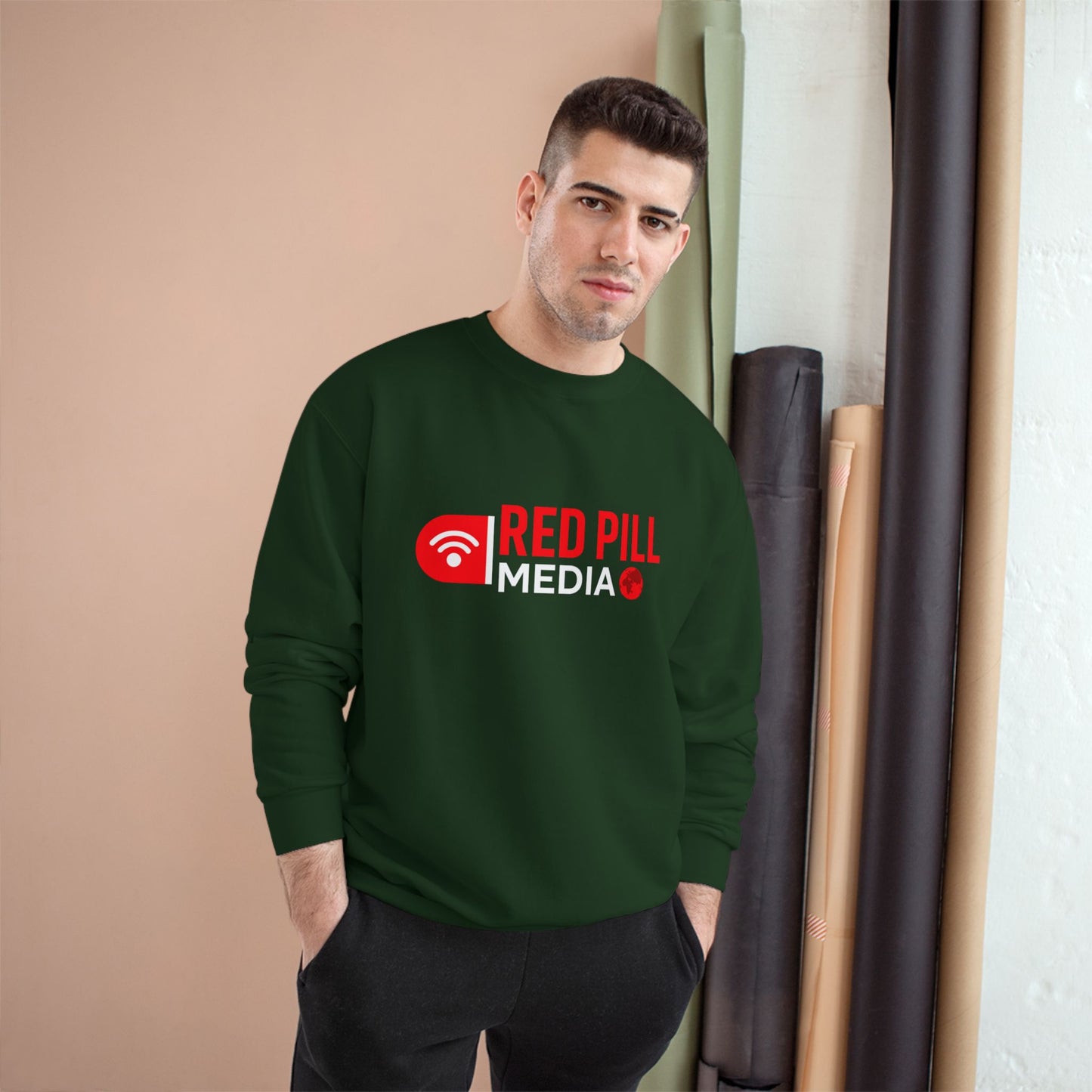 Red Pill Media Champion Brand Sweatshirt