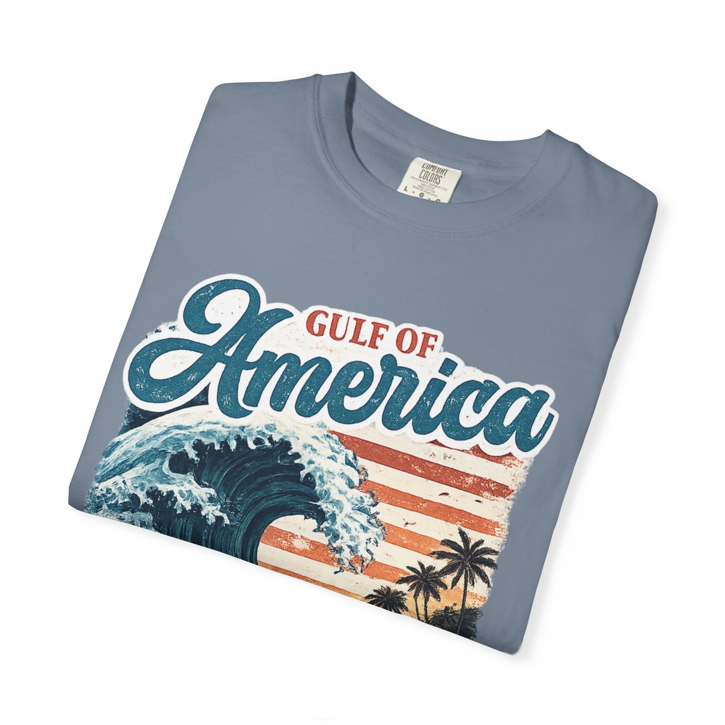 Gulf of America Est. 2025 Waves Comfort Color Brand T‑Shirt