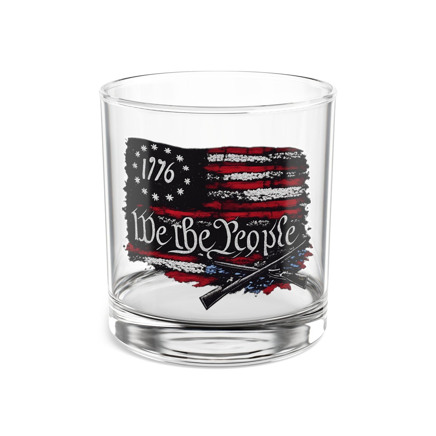 We The People 1776 Whiskey On The Rocks 10oz Glass