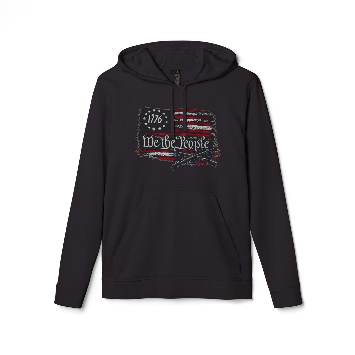 We the People 1776 Flag Adidas Brand Hoodie