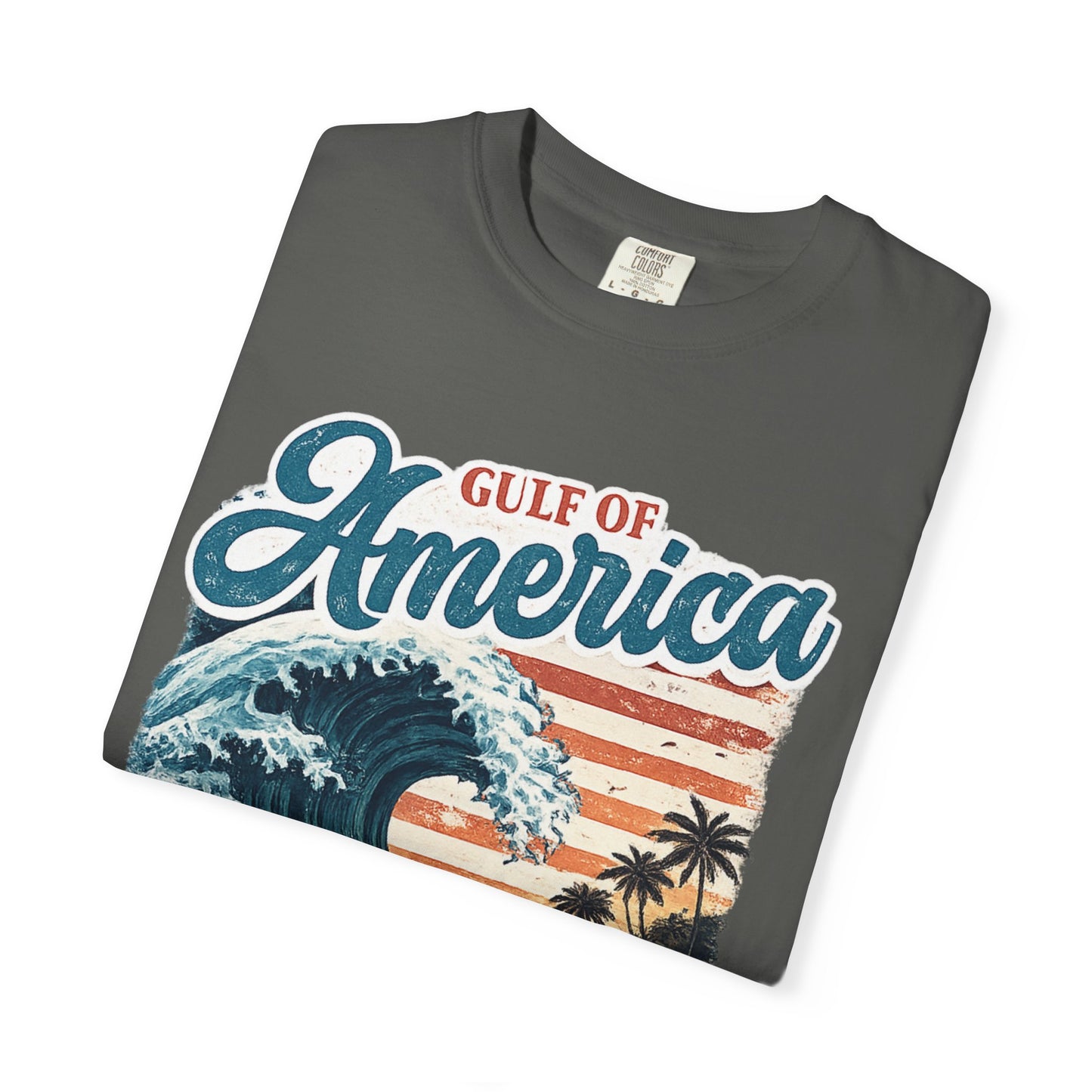 Gulf of America Est. 2025 Waves Comfort Color Brand T‑Shirt