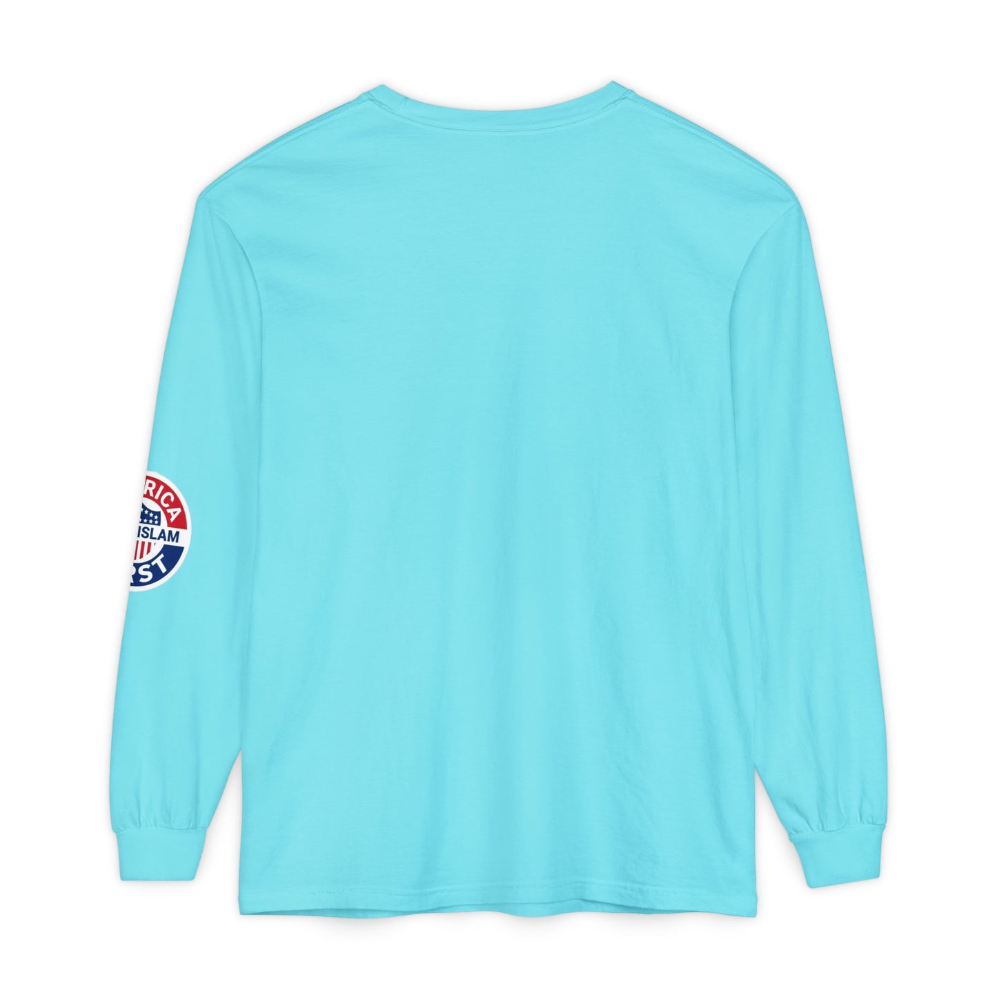 Zohran Mam-Commie Sucks/America First F*CK ISLAM Comfort Color Brand Long Sleeve T-Shirt