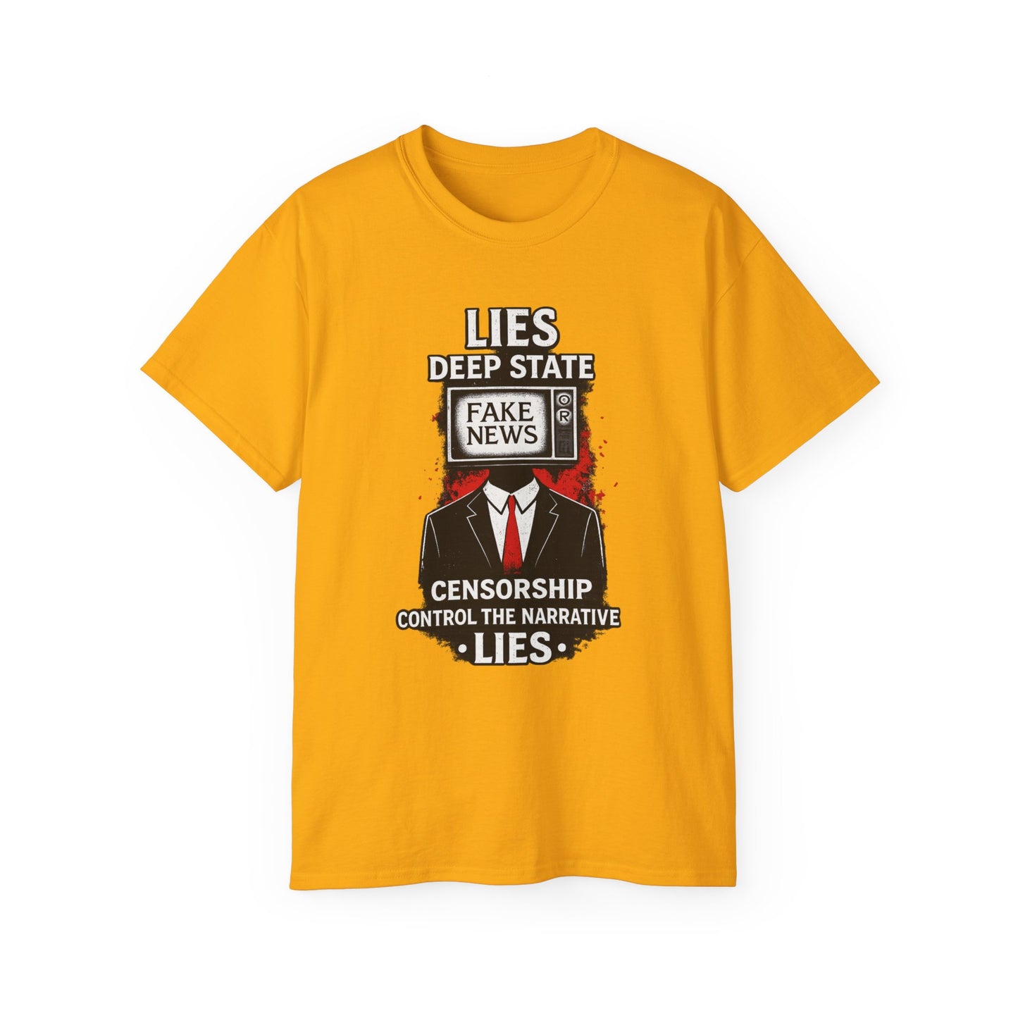Fake News Political Statement Gildan Brand T-Shirt
