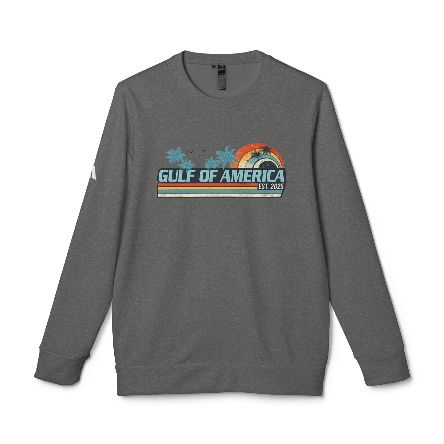 Gulf of America Vintage Adidas Brand Crewneck Sweatshirt