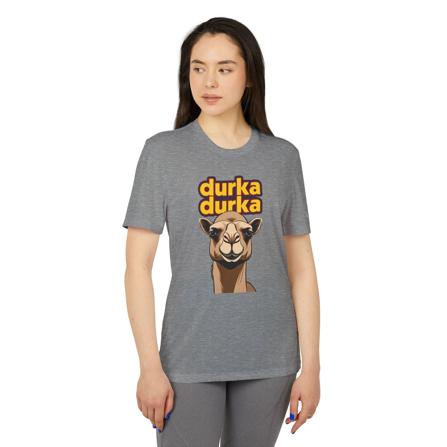 "Durka Durka" Camel Adidas Brand T-Shirt