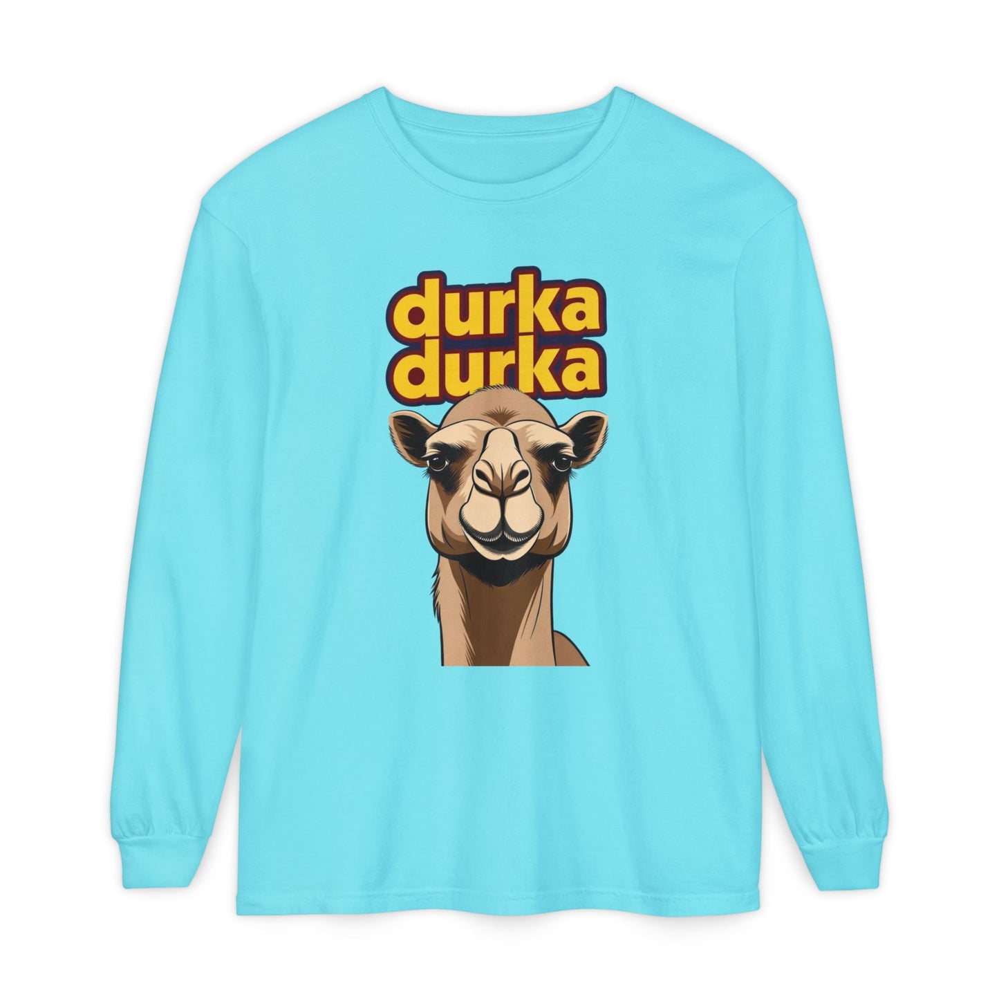 "Durka Durka" Camel Gildan Brand Long Sleeve Tee