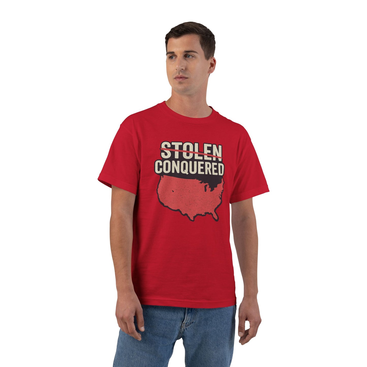Stolen Conquered USA Hanes Brand T-Shirt