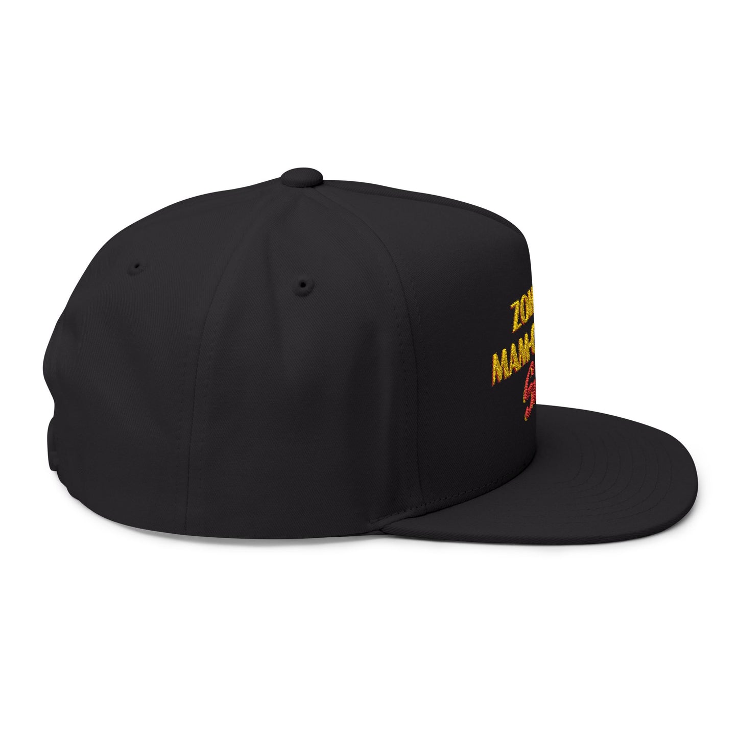 Zohran Mam-Commie Sucks Embroidered Snapback Flat Bill Cap