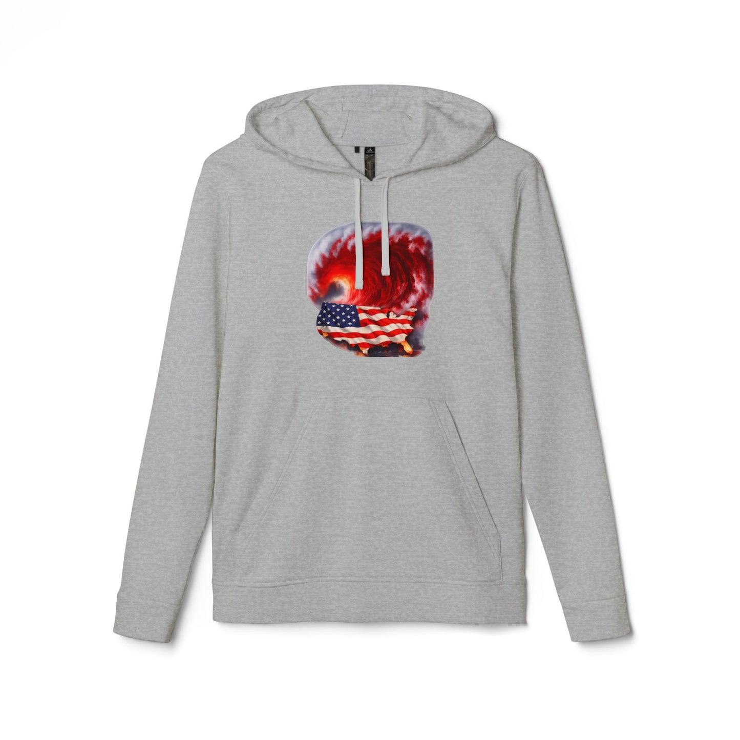 Red Wave USA Adidas Brand Hoodie