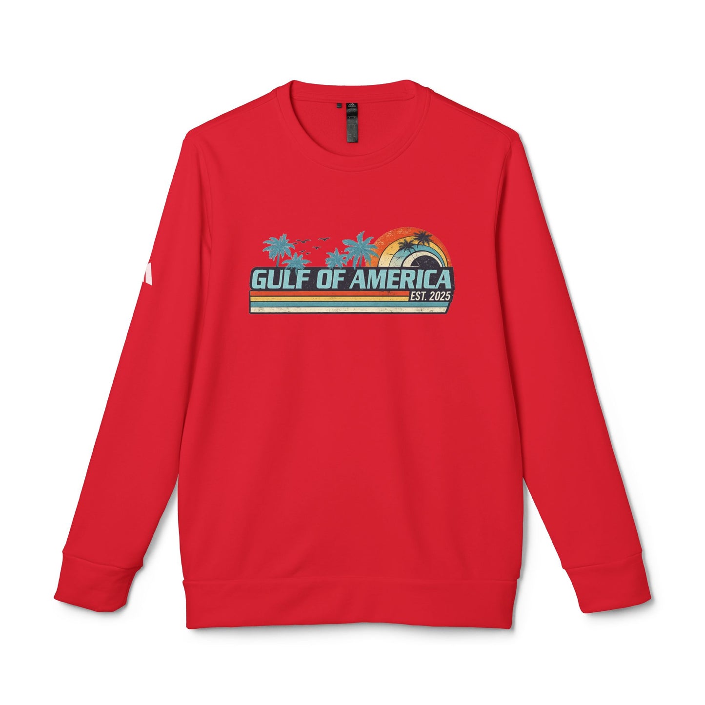 Gulf of America Vintage Adidas Brand Crewneck Sweatshirt