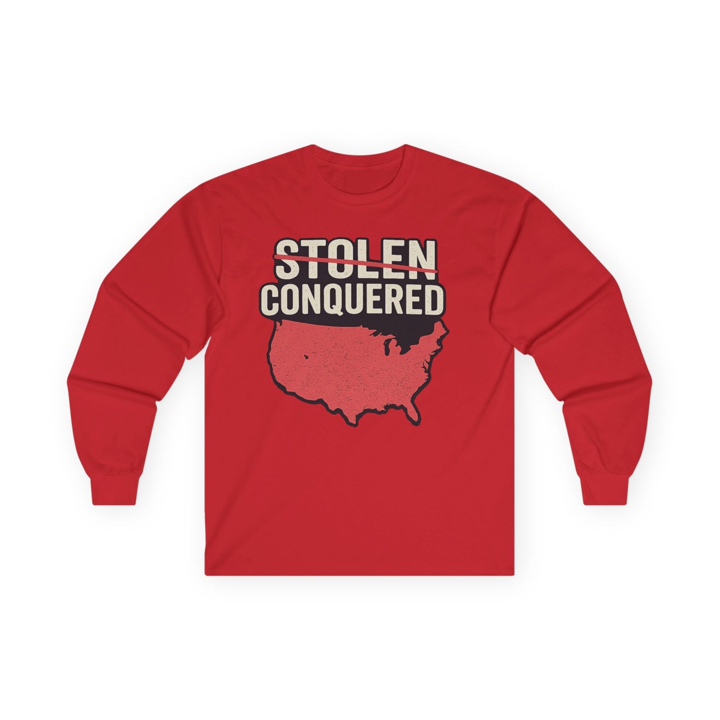 Stolen Conquered USA Gildan Brand Long Sleeve Tee