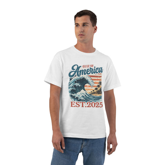 Gulf of America Est. 2025 Waves Hanes Brand T-Shirt