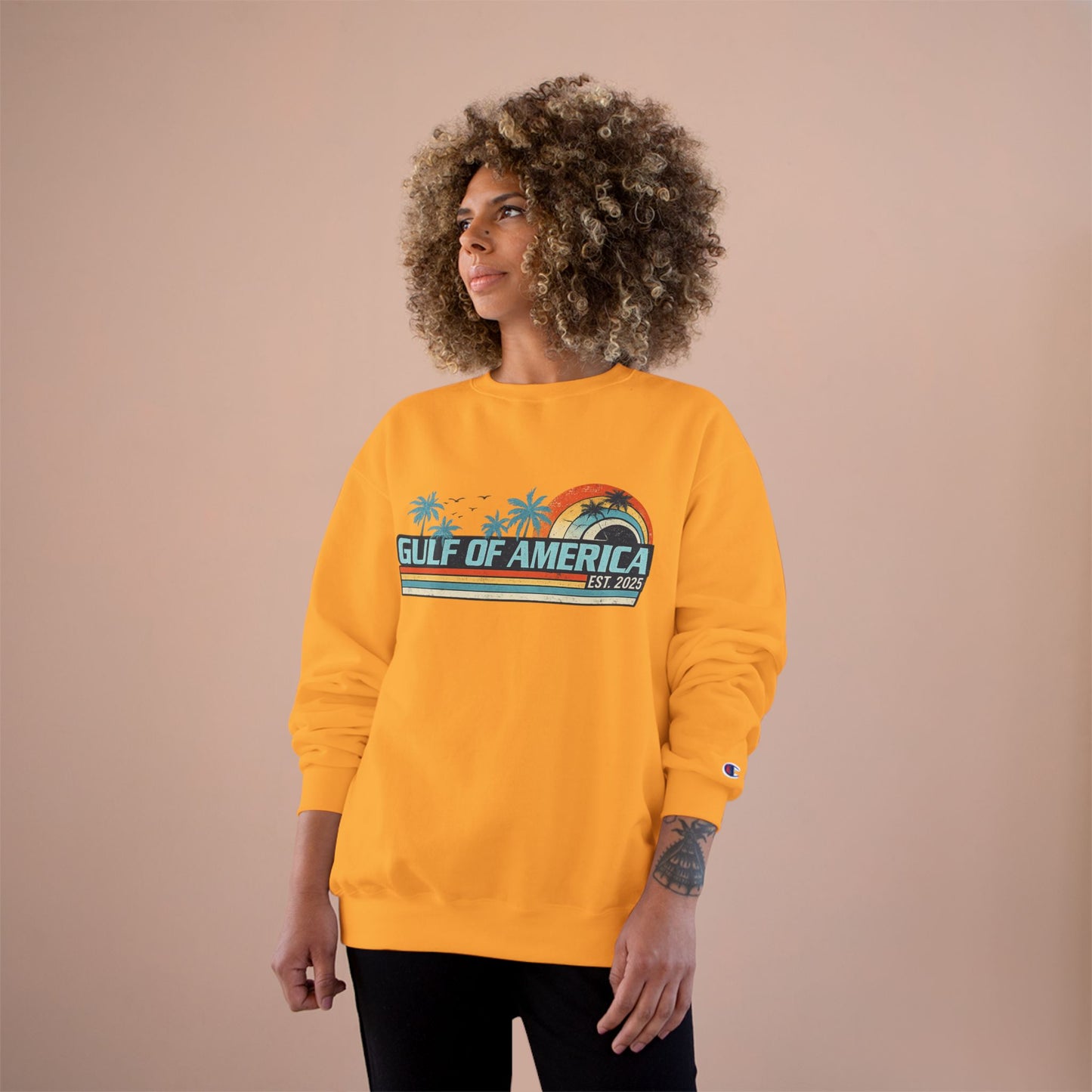 Gulf of America Vintage Champion Crewneck Sweatshirt