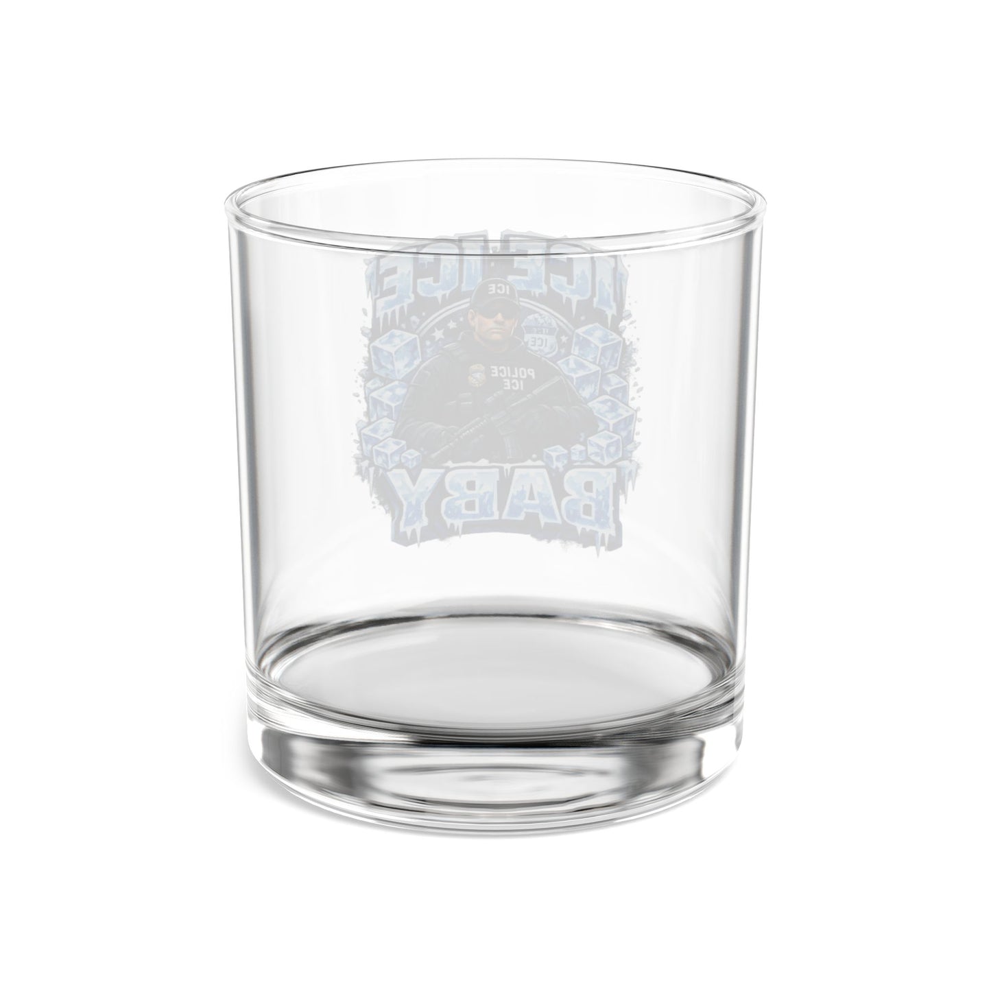 Ice Ice Baby ICE Agent 10oz Whiskey Glass