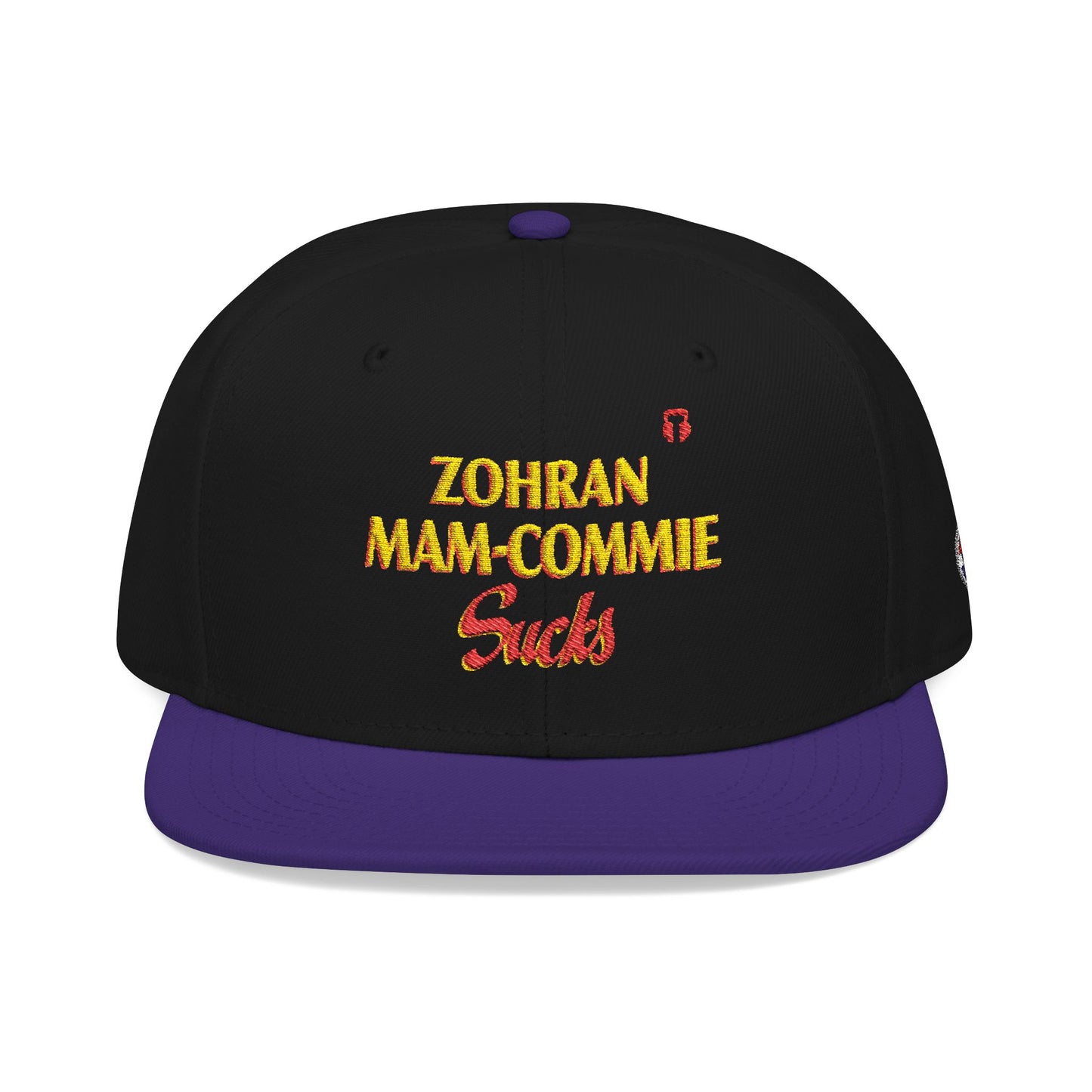 Zohran Mam-Commie Sucks Embroidered Snapback Hat