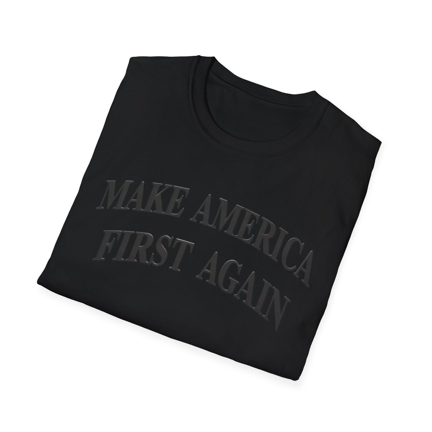 Black Make America First Again T-Shirt