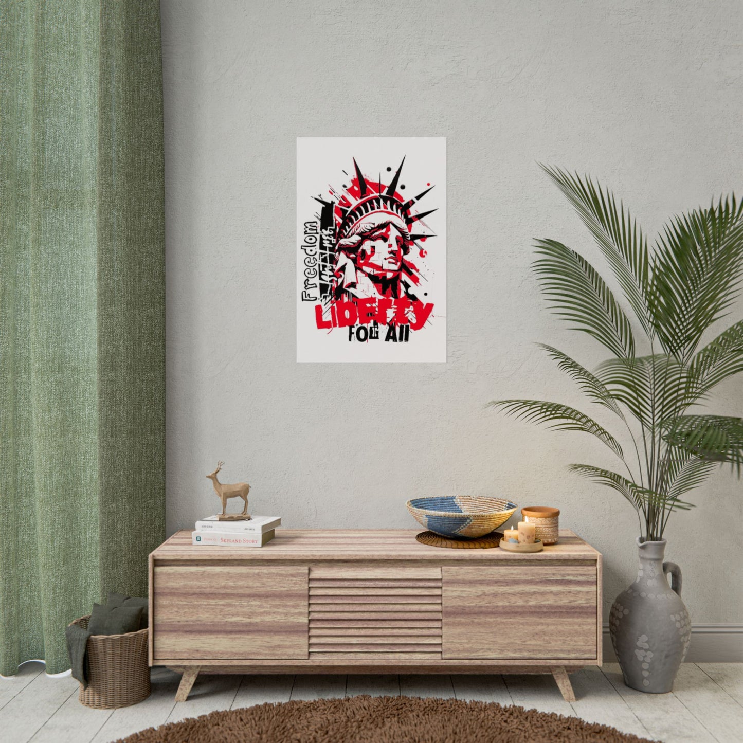 Freedom Isn't Free Liberty For All -Art Print