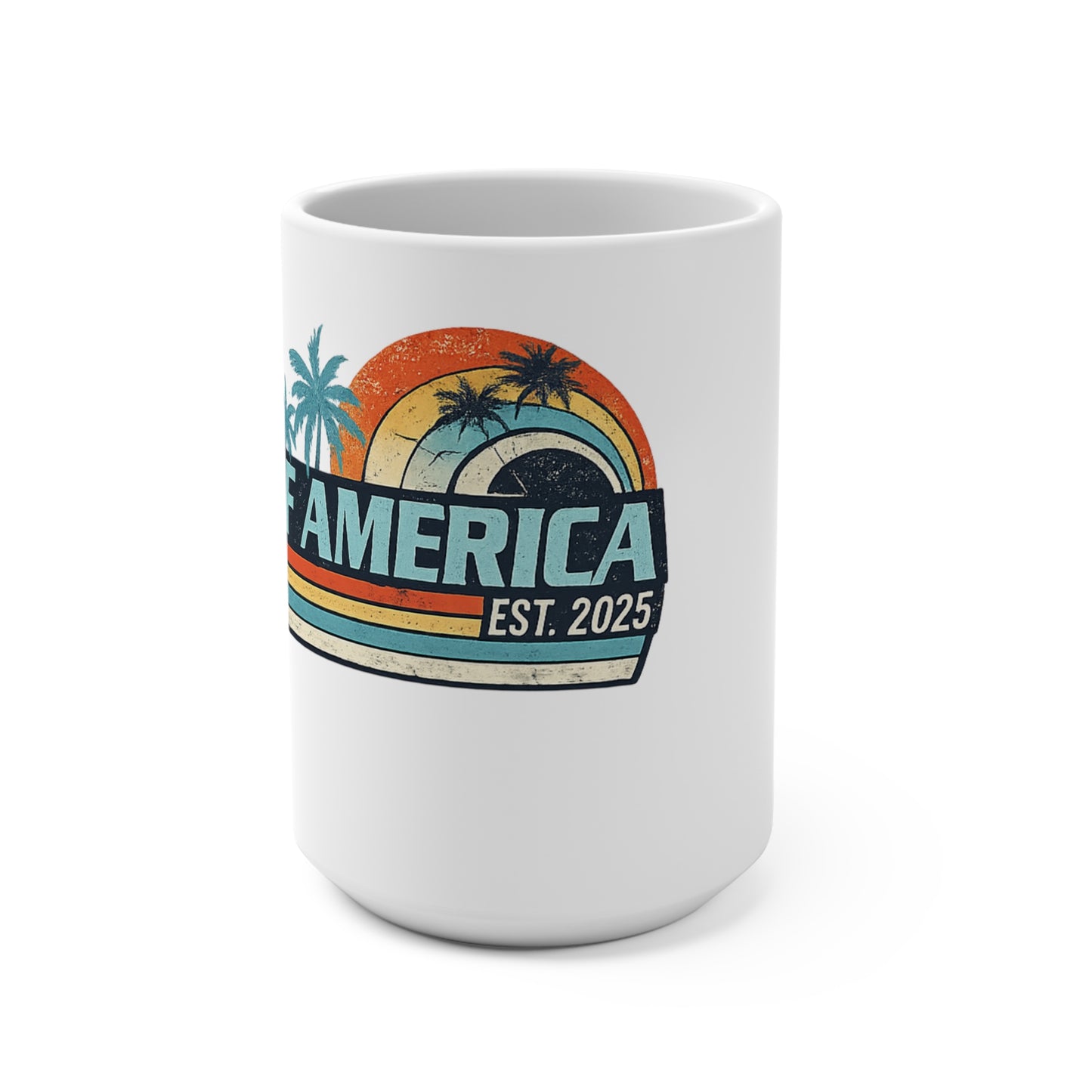 Gulf of America Vintage 15 oz Coffee Mug