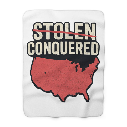 Stolen Conquered USA Sherpa Blanket