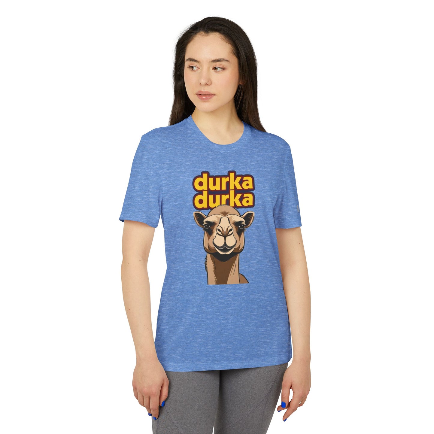 "Durka Durka" Camel Adidas Brand T-Shirt