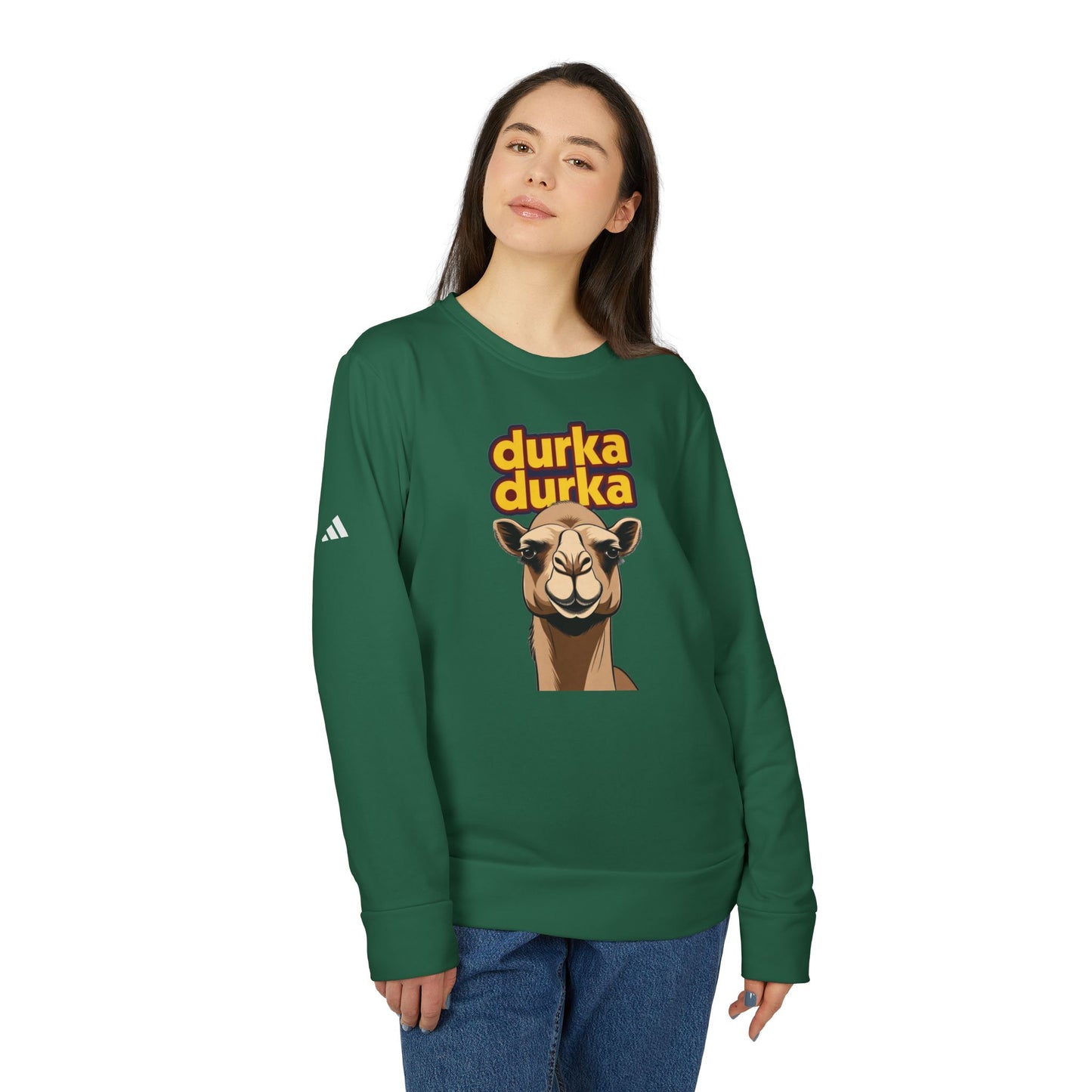 "Durka Durka Camel Adidas Crewneck Sweatshirt