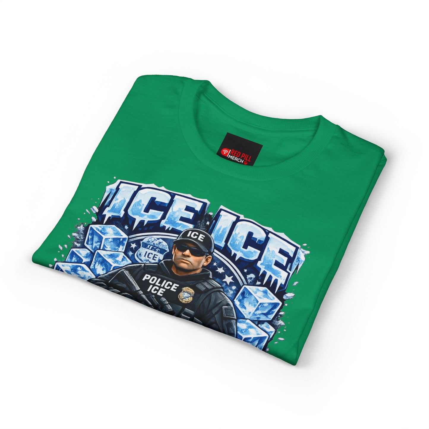 Ice Ice Baby ICE Agent Gildan 8000 Brand T-Shirt