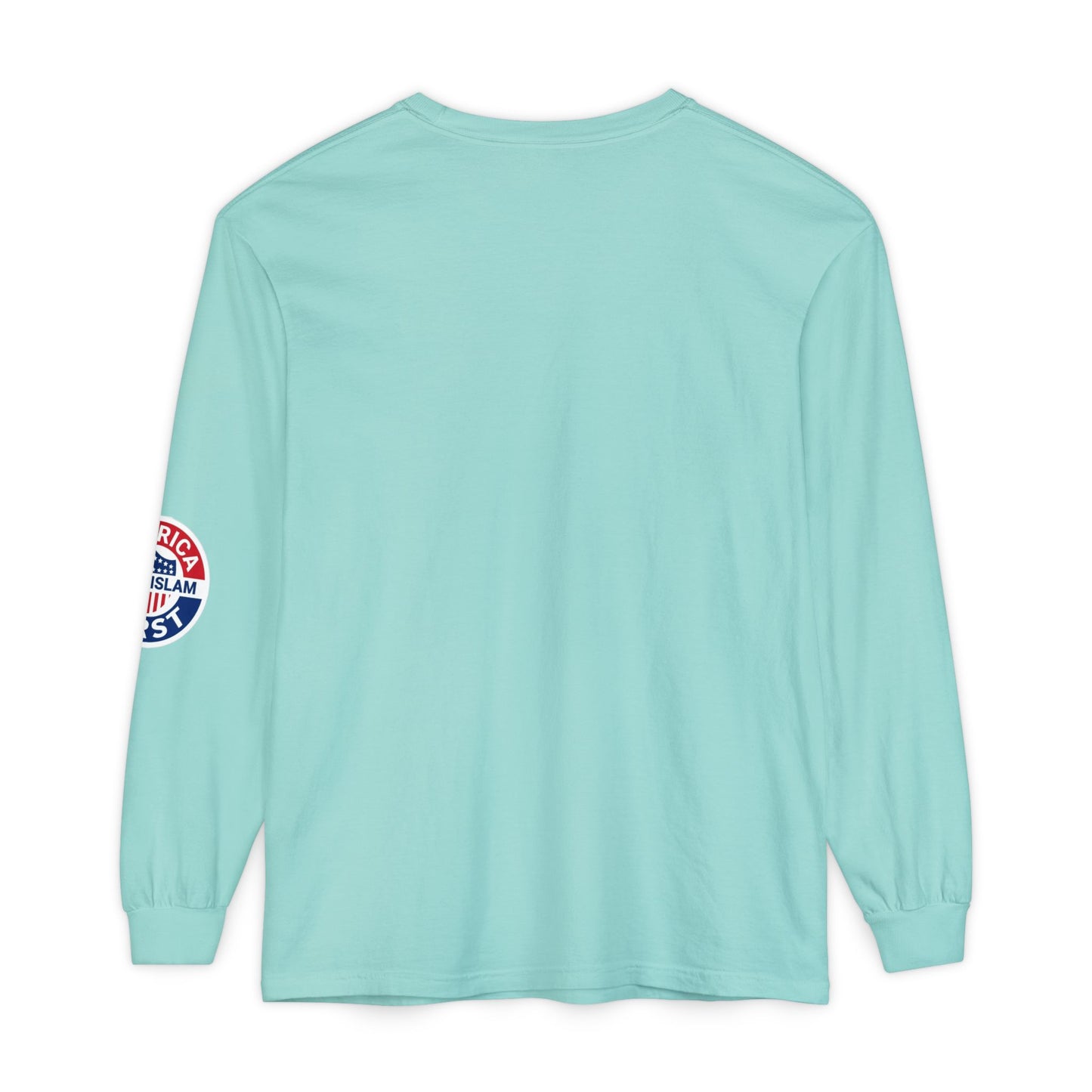 Zohran Mam-Commie Sucks/America First F*CK ISLAM Comfort Color Brand Long Sleeve T-Shirt