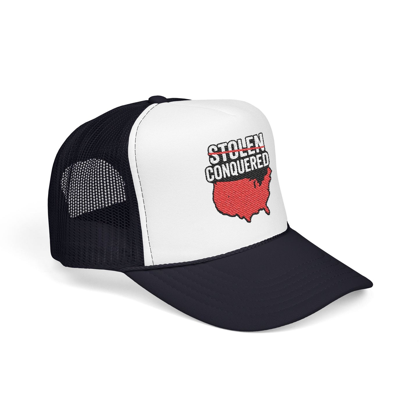 Stolen Conquered USA Embroidered Trucker Hat