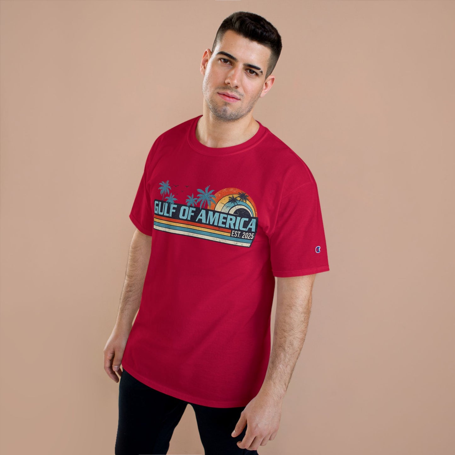 Gulf of America Vintage Champion Brand T-Shirt
