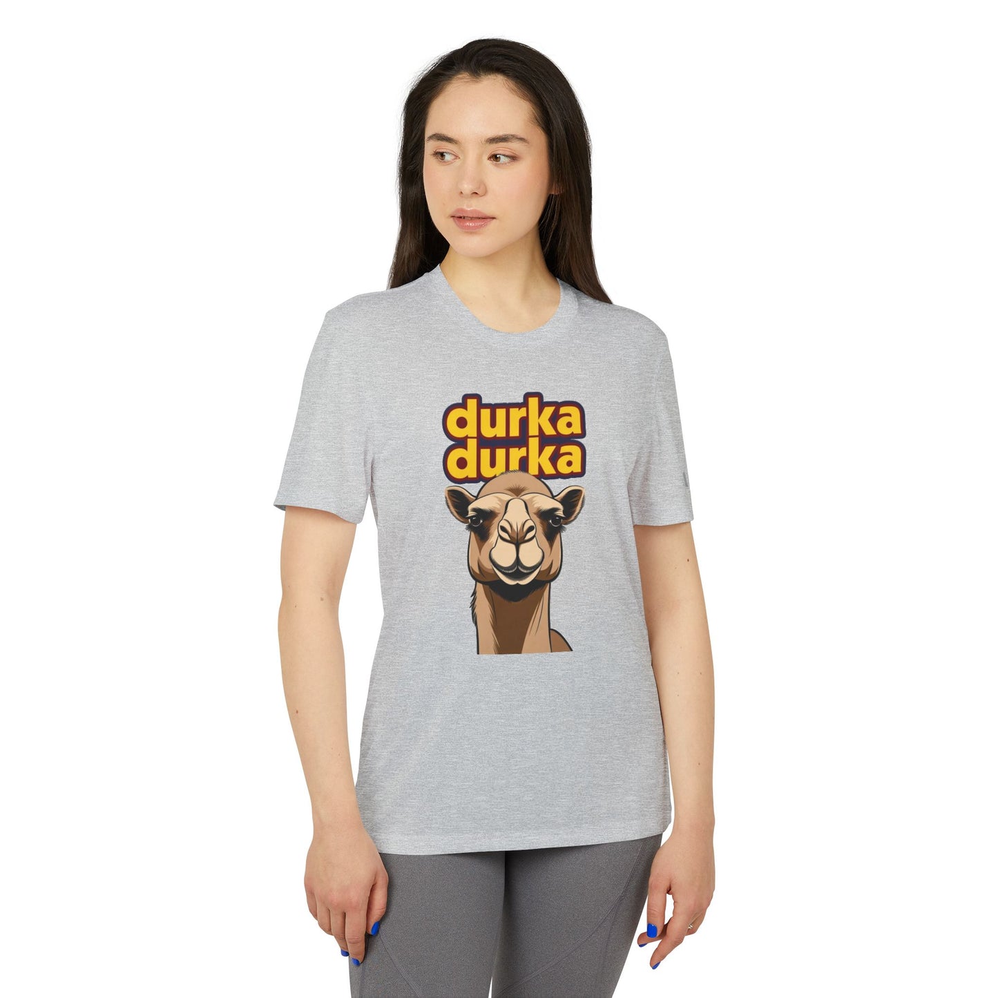 "Durka Durka" Camel Adidas Brand T-Shirt