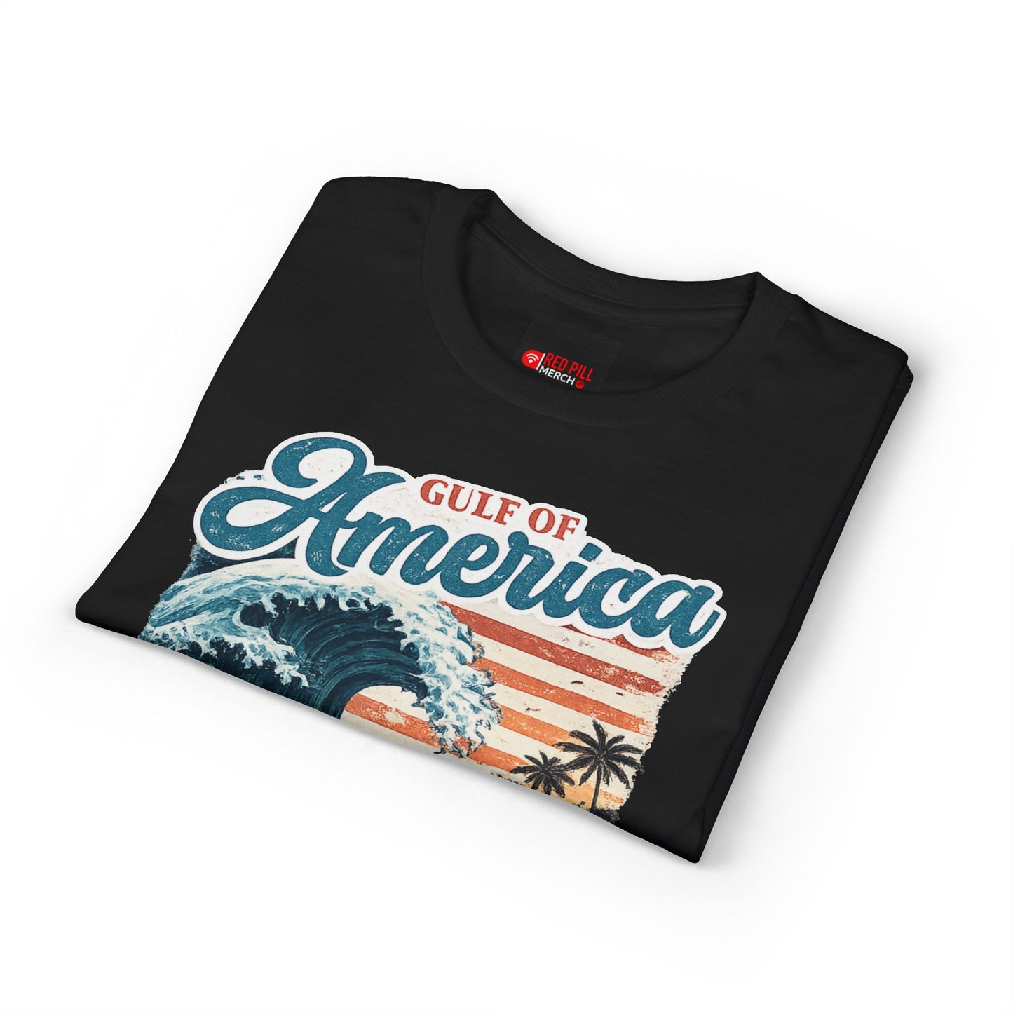 Gulf of America Est. 2025 Waves Gildan Brand T‑Shirt