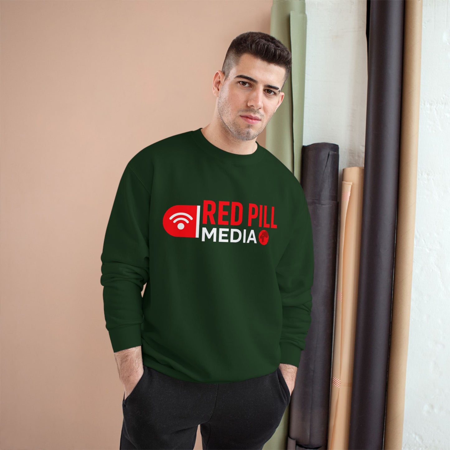 Red Pill Media Champion Brand Sweatshirt