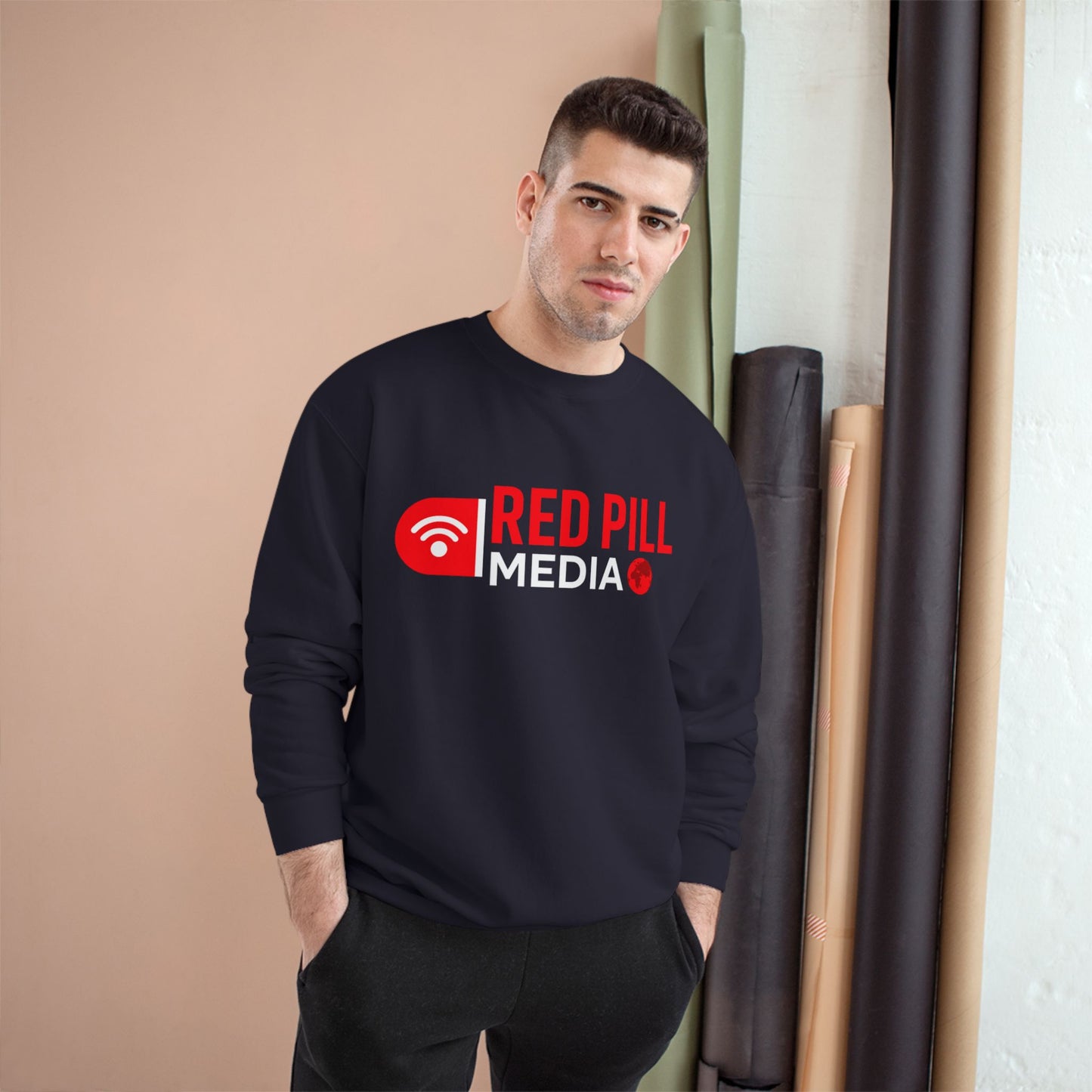 Red Pill Media Champion Brand Sweatshirt