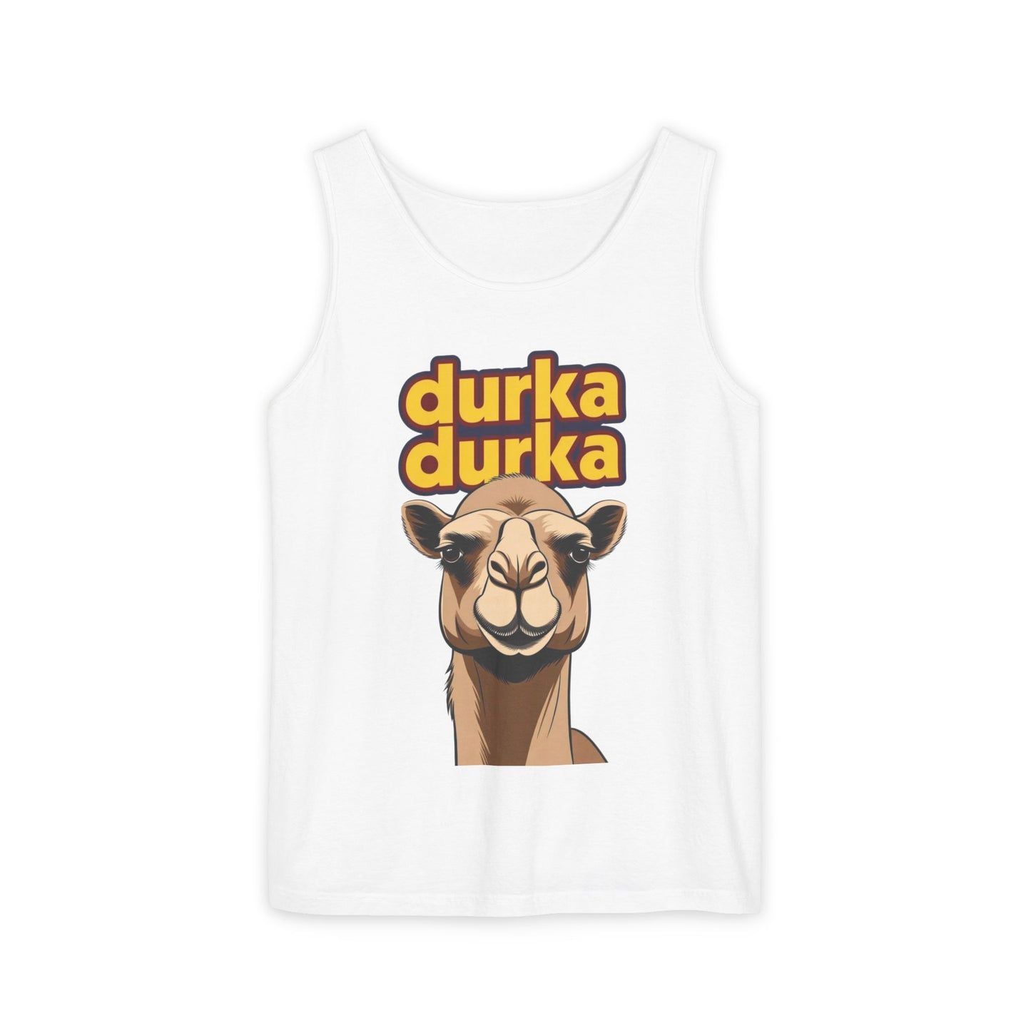 "Durka Durka" Camel Gildan Brand Tank Top