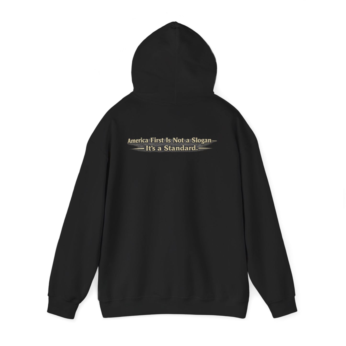 "Make America First Again" America First Is Not A Slogan - It's A Standard Comfort Color Brand Hoodie