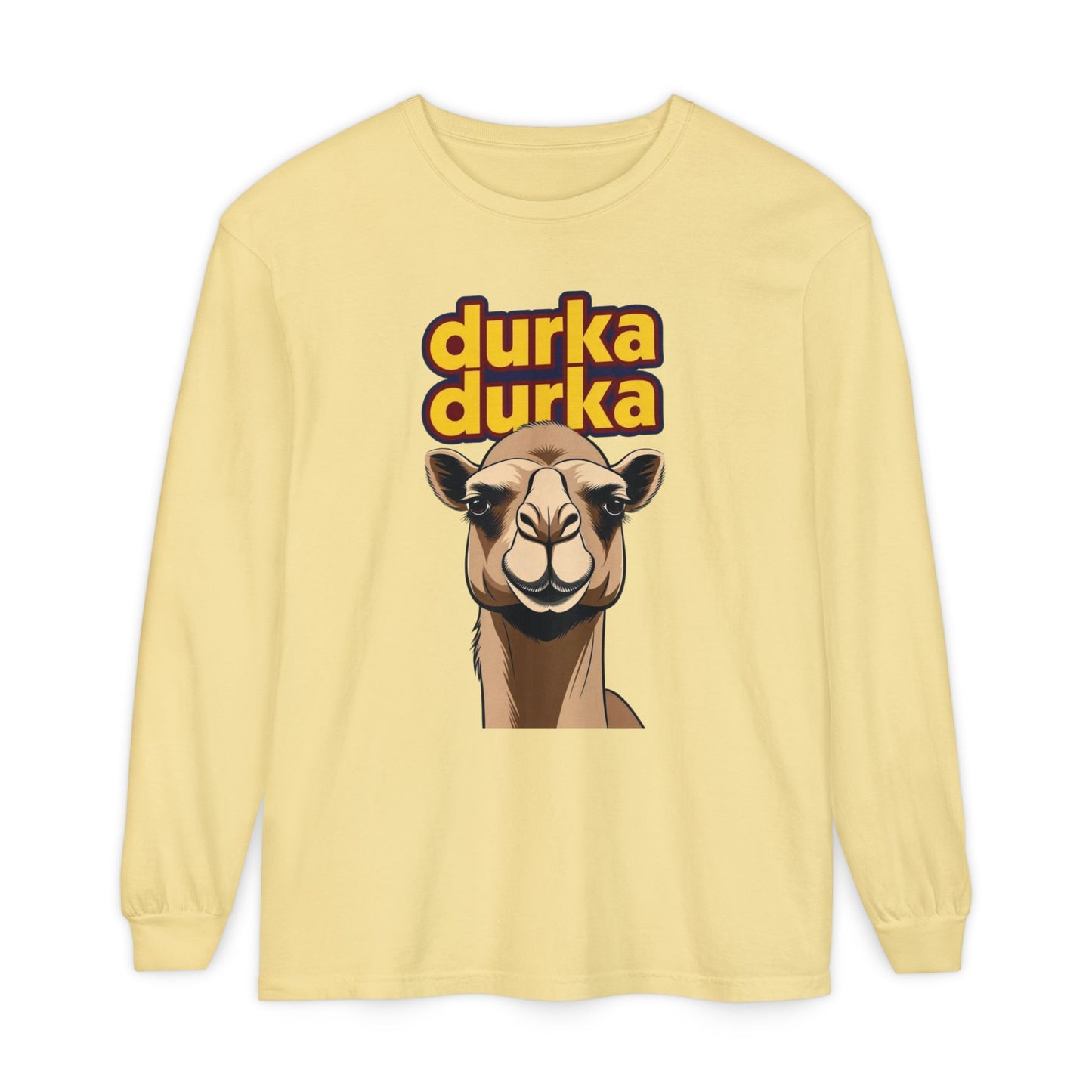 "Durka Durka" Camel Gildan Brand Long Sleeve Tee