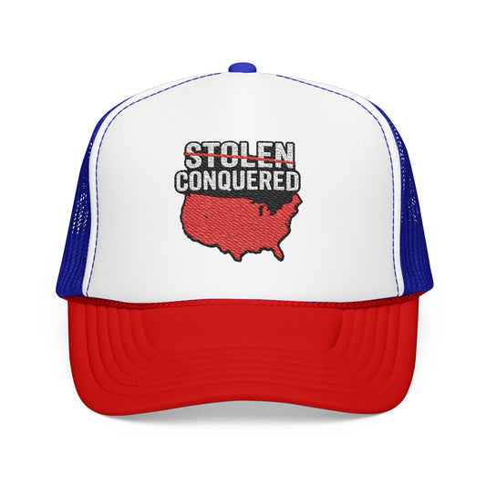 Stolen Conquered USA Embroidered Trucker Hat