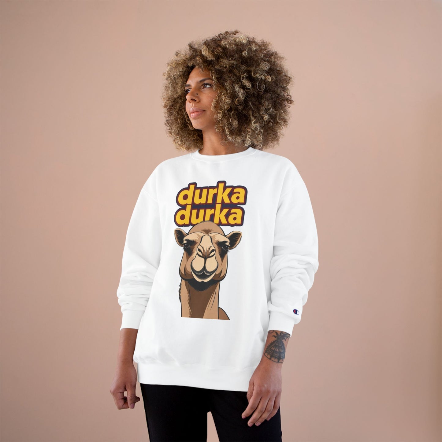 "Durka Durka Camel Champion Crewneck Sweatshirt
