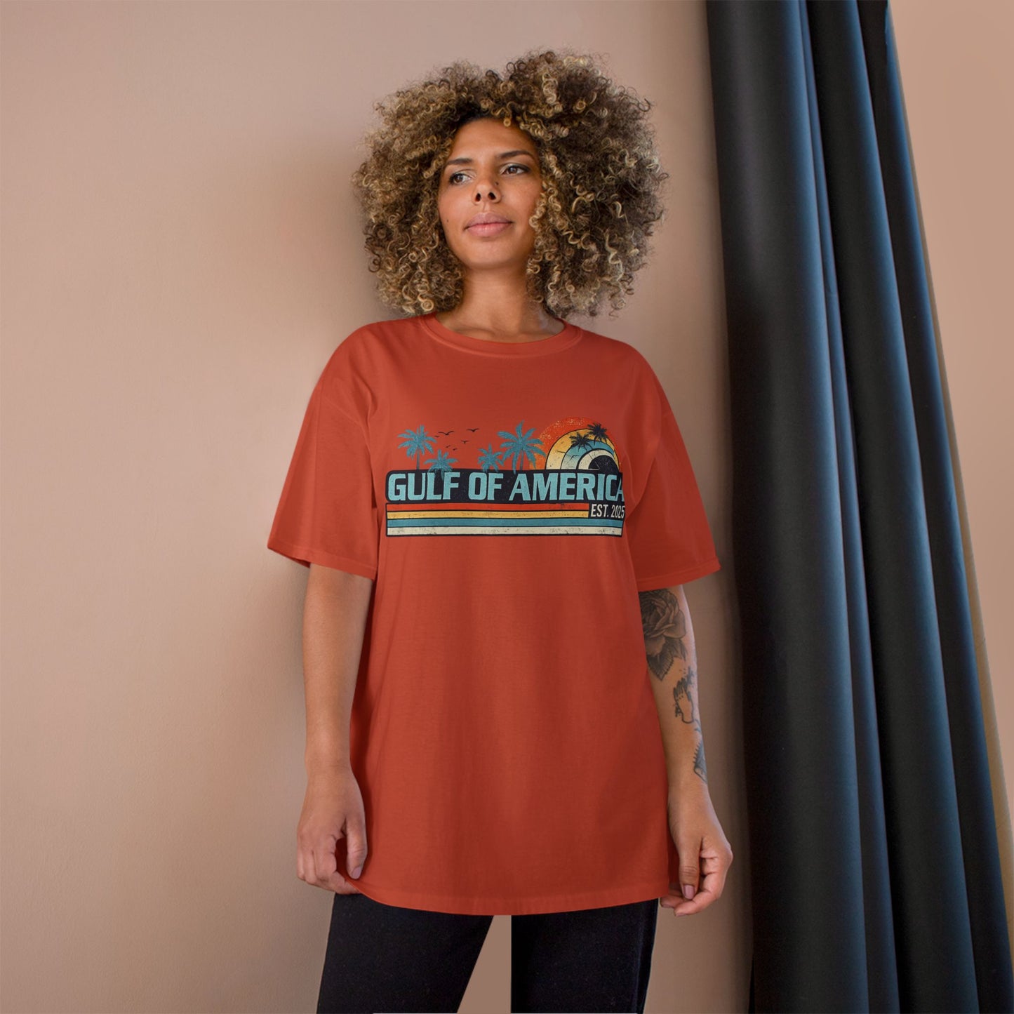 Gulf of America Vintage Champion Brand T-Shirt