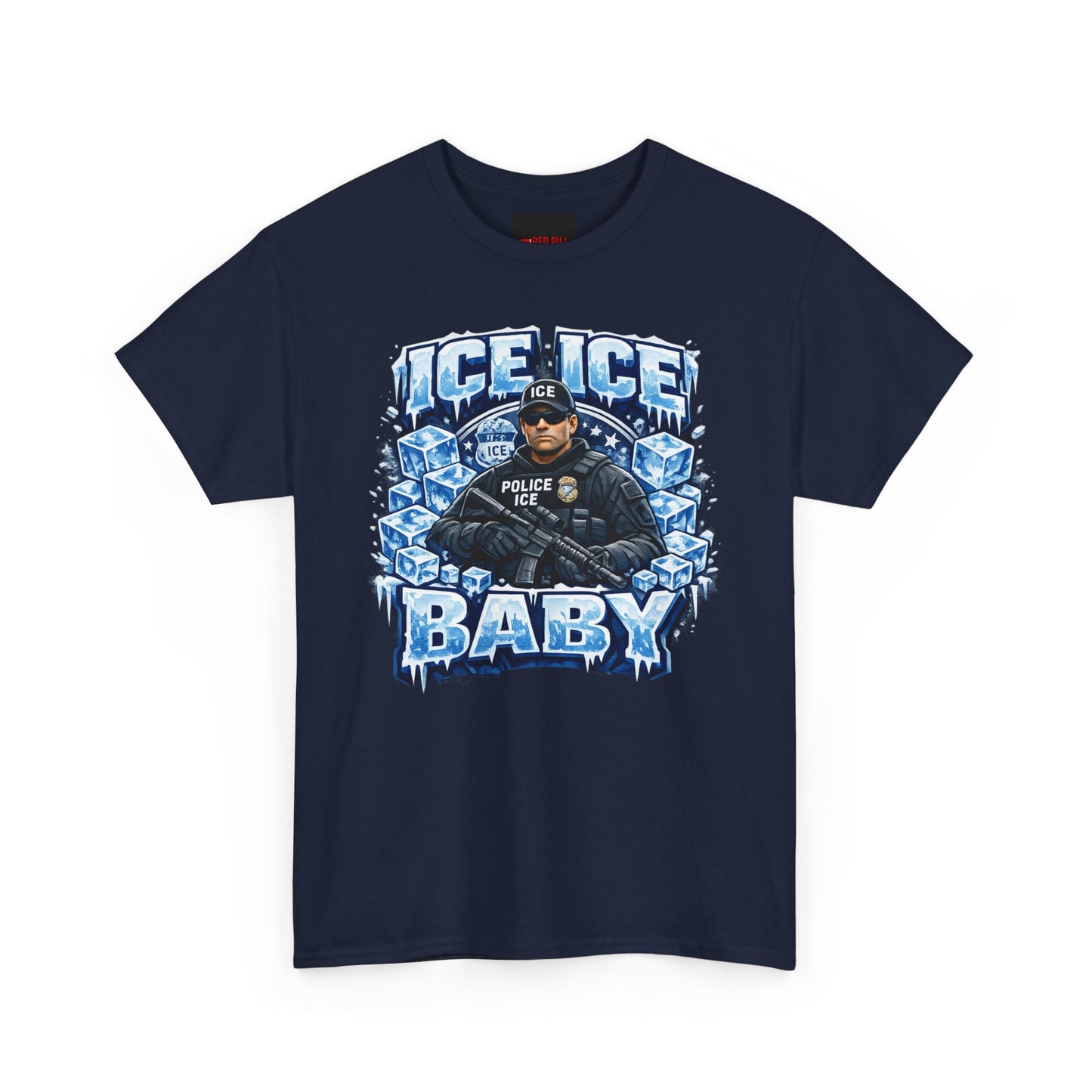 Ice Ice Baby ICE Agent Gildan Brand T-Shirt