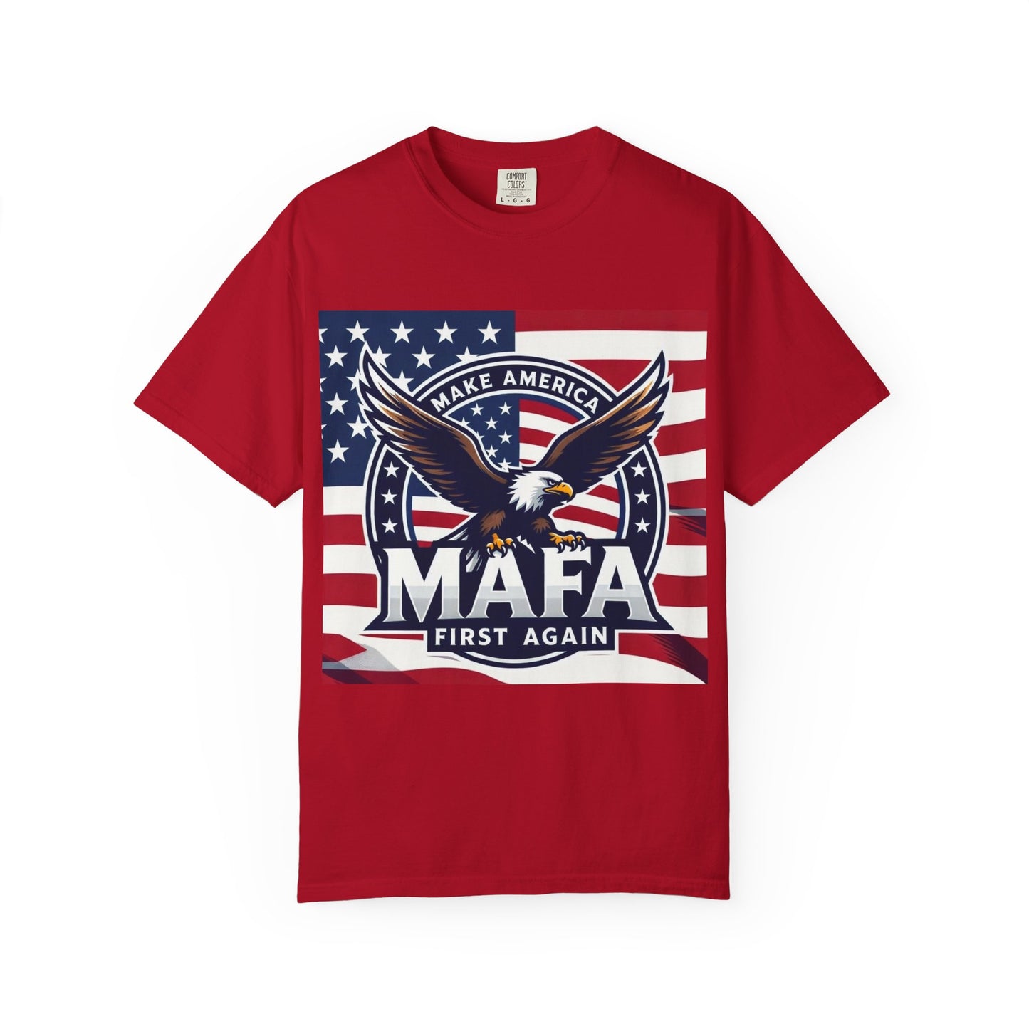 MAFA Eagle Flag T-Shirt — "Make America First Again" Patriotic Tee