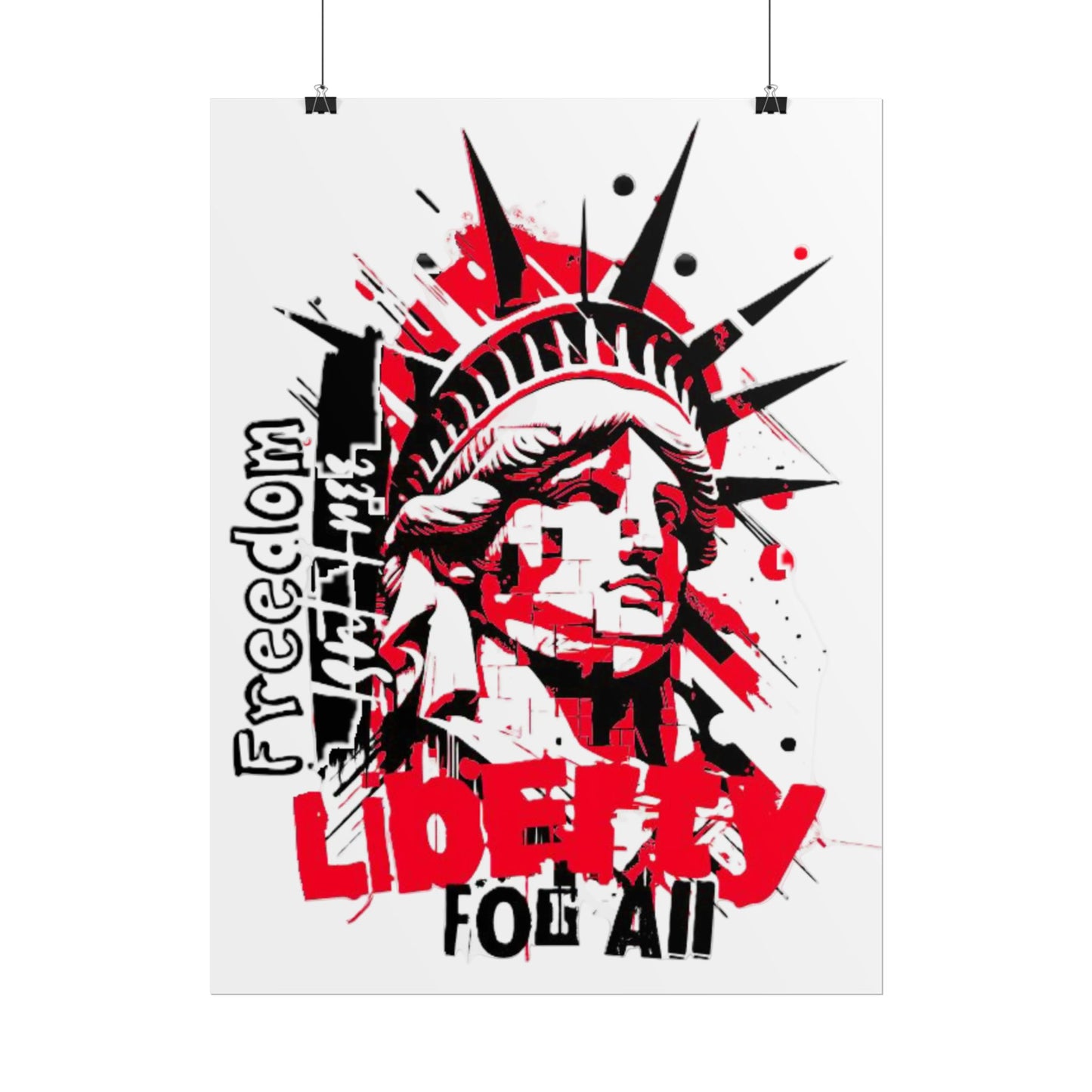 Freedom Isn't Free Liberty For All -Art Print