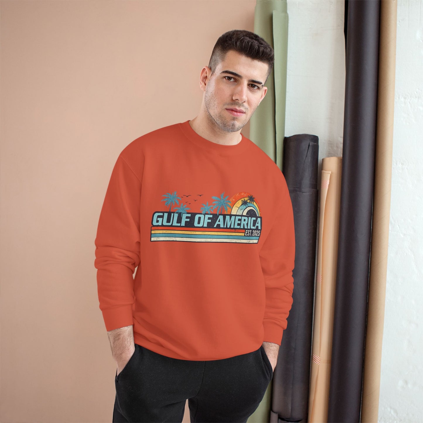 Gulf of America Vintage Champion Crewneck Sweatshirt