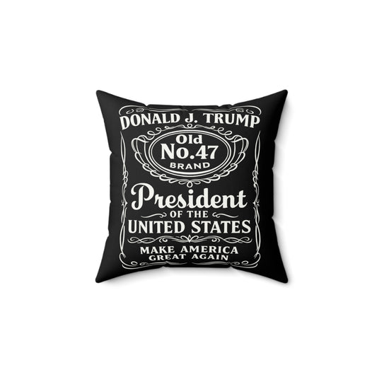Trump "Old No. 47" President Decorative Pillow