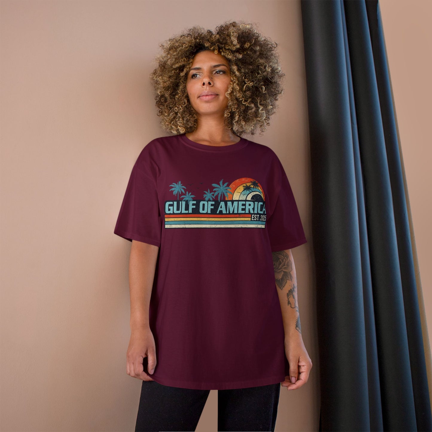Gulf of America Vintage Champion Brand T-Shirt