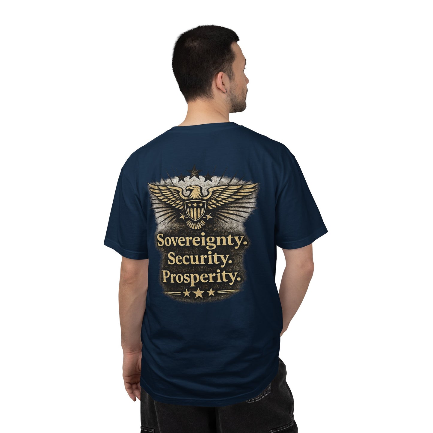 M.A.F.A. Statue Of Liberty  "Sovereignty Security Prosperity " Comfort Color Brand T-Shirt