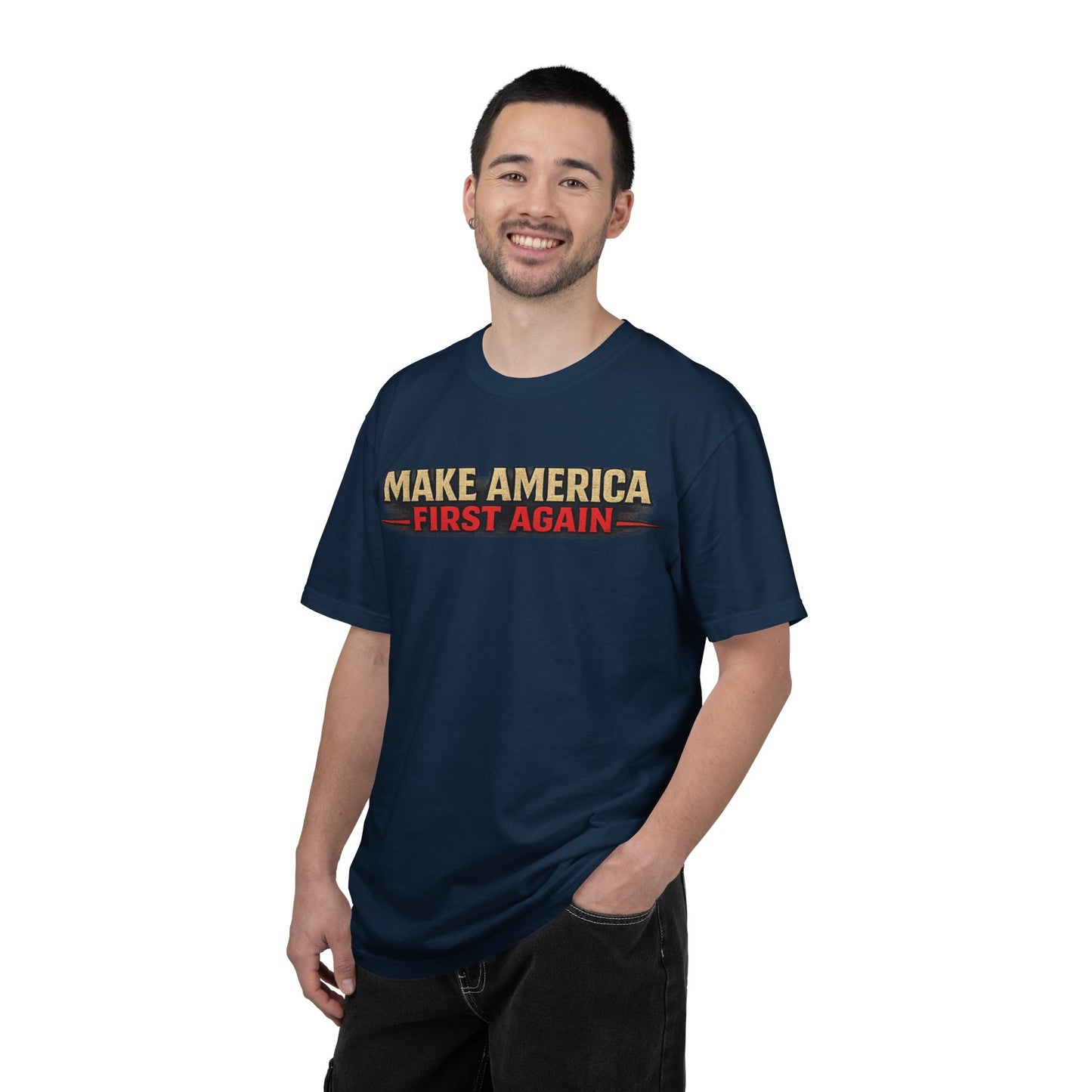 "Make America First Again" Book Merch Comfort Color Brand T-Shirt