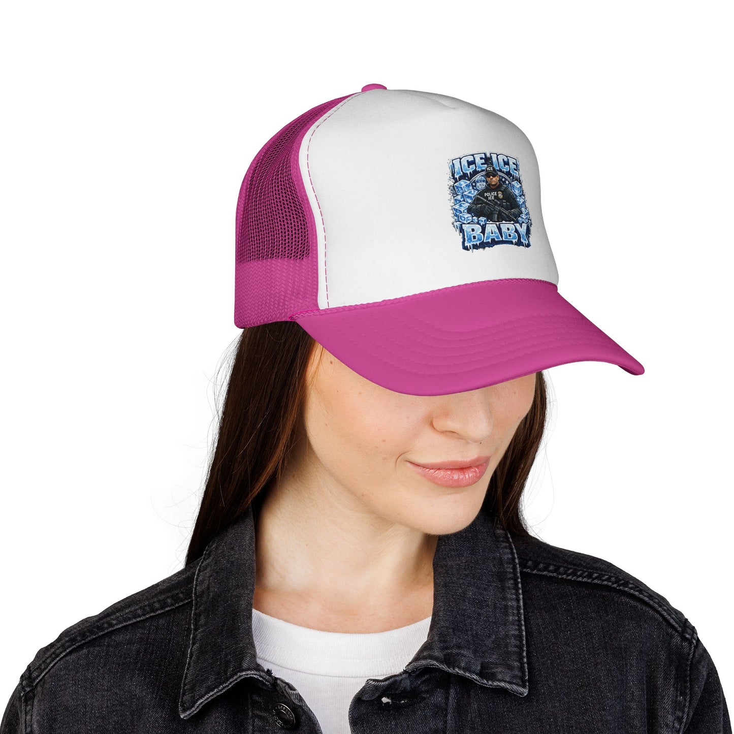 Ice Ice Baby ICE Agent Trucker Hat