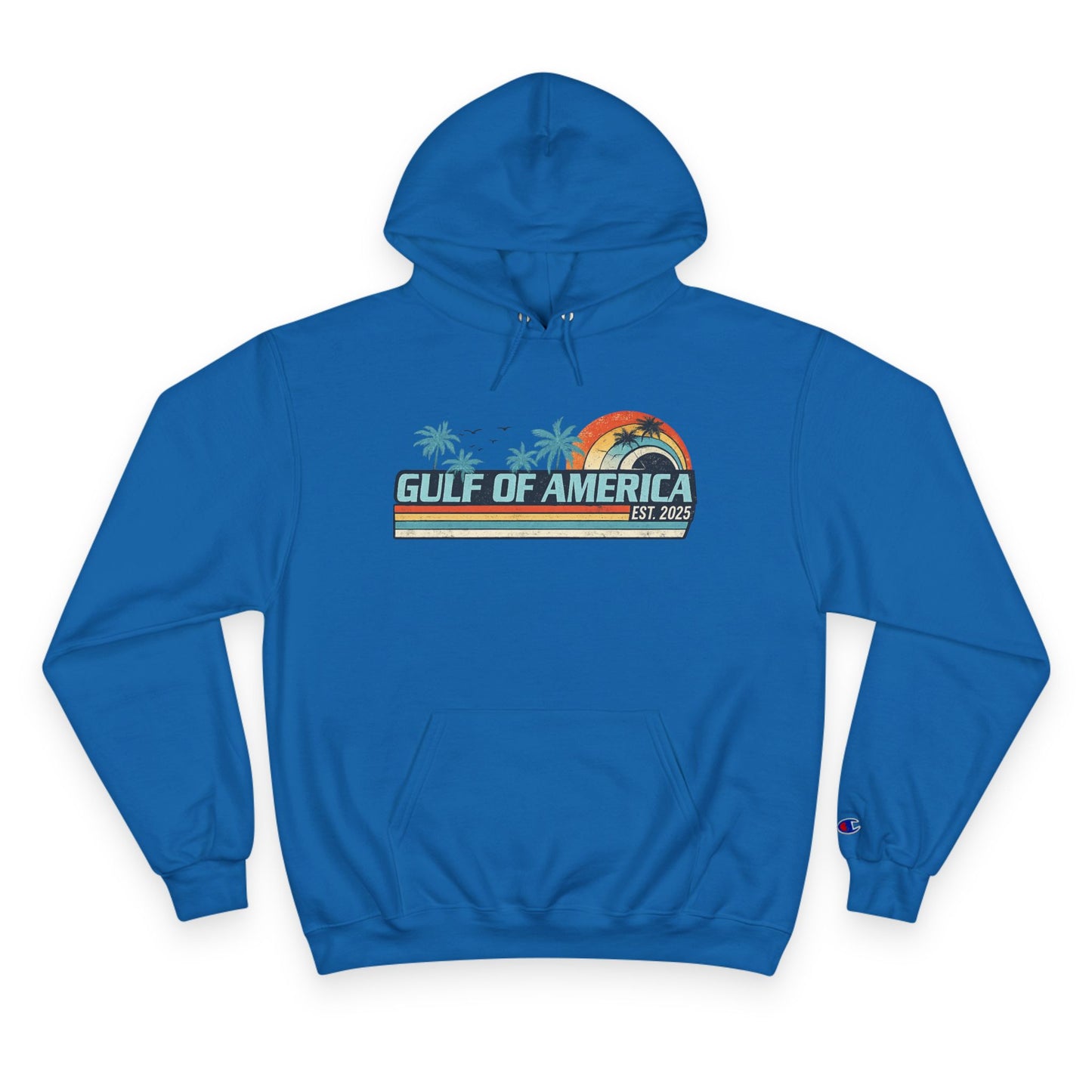Gulf of America Vintage Champion Brand Hoodie