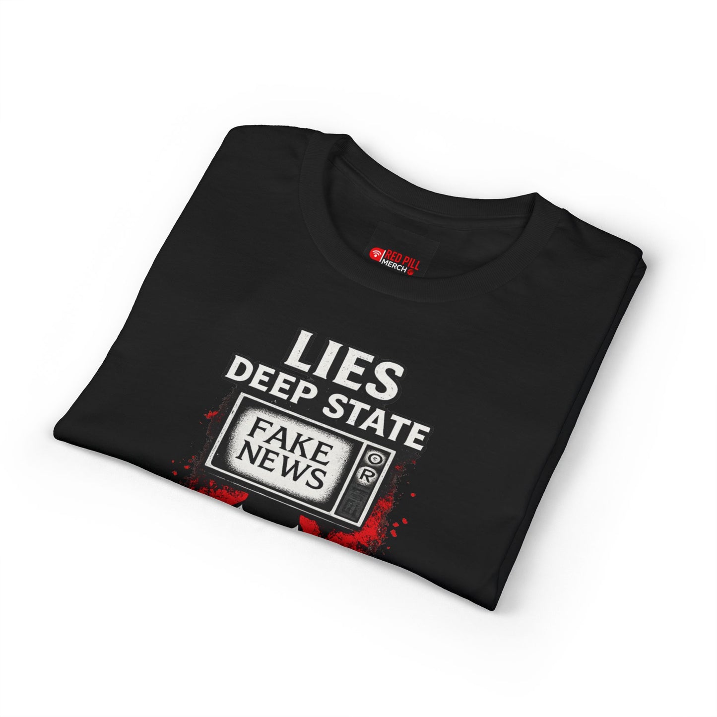 Fake News Political Statement Gildan Brand T-Shirt